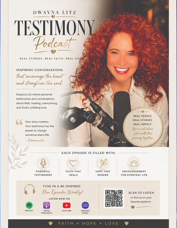 Dwayna Litz Testimony Podcast Poster